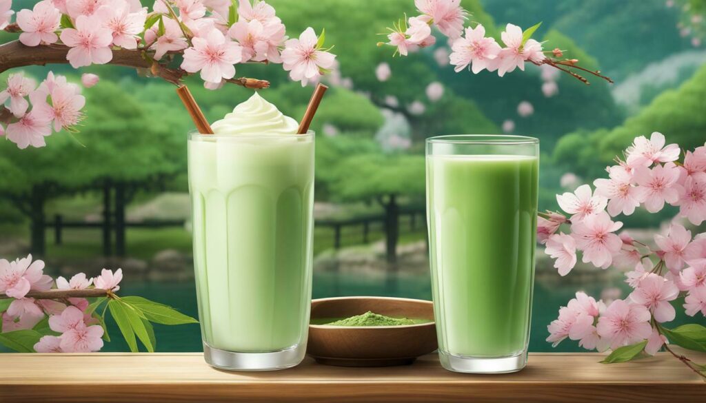 What does matcha milk tea taste like